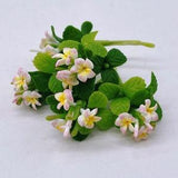 5 pieces Miniature Flower and Miniature Orchids, Miniature Garden Dollhouse