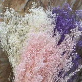 Dried Preserved Baby Breath Flowers-DIY Dry Gypsophile Flower Bouquet Home Decor