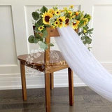 Sunflower Wedding Archway Flower, Aisle Flower, Wedding Sign Flower, Wedding Swag Flower, Wedding Backdrop, Wedding Garland