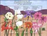 Central African Republic 2000 Orchids/Lilies/Flowers/Plants/Nature 8v sht b4222v