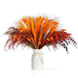 101PCS Dried Pampas Grass Mix Bouquet Contains Bunny Tails Dried Flowers and