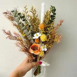 Natural Dried Flower Bouquet Mix Bouquet for Home Wedding Deco Valentine's
