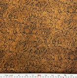 Summer Lily by Jinny Beyer 2011 RJR Fabrics Floral Brown Cotton by the HALF YARD