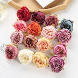 10X Roses Peony Artificial Silk Flower Heads Party Wedding Bouquet Garland Decor