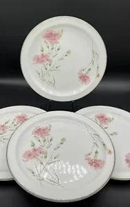 Stonehenge Midwinter Wedgwood England Invitation Set 4 Plates 10.25??? Carnation
