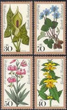 Germany 1978 Welfare Fund/Woodland Flowers/Lilies/Liverwort 4v set (n42906)