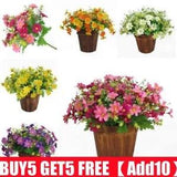 28 Heads Silk Artificial Fake Flowers  Daisy Bunch Bouquet Home Wedding Decor