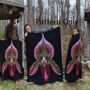Orchid (Paphiopedilum) Crochet *Pattern Only*