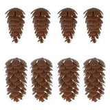 24Pcs Christmas Pine Nuts Dried Flowers Xmas Wedding Party Office Tree Decor