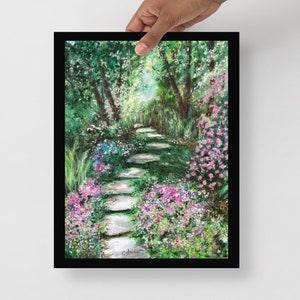 Garden Path Photo Paper Poster