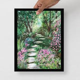 Garden Path Photo Paper Poster