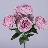 Roses bouquet 17', Artificial violet rose arrangement, Faux purple roses bouquet, Silk plum blush roses, Wedding decor, Home decor flowers