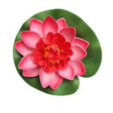 10pcs/lot Fake Artificial Lotus Floating Water Lily Flower Home Decorative Plant