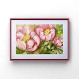 Peonies Painting, Peony Flower Oil Art, Floral Artwork, Ukrainian Artist