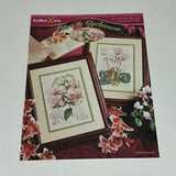 StitchWorld Lilies and Cyclamen Cross Stitch Pattern Leaflet Flowers  #03-204