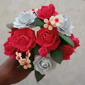 Rose Artificial Flowers Peony Bunch Bouquet Fake Wedding Home Party D???cor NEW