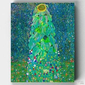 Premium Paint by Numbers Kit - Sunflower - Gustav Klimt