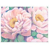 Peonies in Bloom II Poster Art Print, Peony Home Decor