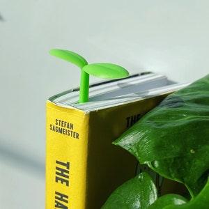 2 per pack Sprout Bookmarks in Green, Pink, and Yellow
