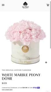 WHITE MARBLE PEONY D?ME