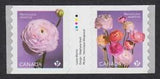 Canada 2023 MNH * RANUNCULUS / PERSIAN BUTTERCUP * inscription gutter pair