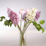 Clay lilac flowers and ranunculus, Home decor, Floral arrangement, Bouquet
