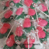 Chocolate Rose Lollipops