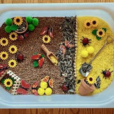 Sunflower Sensory Bin | Summer Sensory Activity for Toddlers | Gardening Sensory Bin