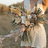 Bridal bouquet, bridal accessories, wedding bouquet, wedding flower, boho bridal bouquet, dried bridal bouquet, wedding accessories