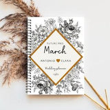 Wedding Planner, Personalised Bride Gift, Personalized Wedding Planning Book, Wedding Organiser, Engagement Gift, Gift for her, LW33