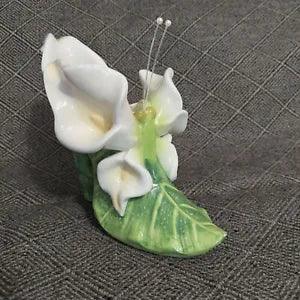 Calla Lily Shoe Planter Kitchy Bohemian Home Flower Decor Green Antenna