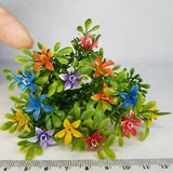 Wholesale 15 Miniature LILY Mix Assorted Colour Flower Dollhouse garden F39x