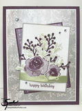 Stampin?? Up! First Frost Winter Birthday for the Happy Inkin?? Thursday Blog Hop Flower Delivery