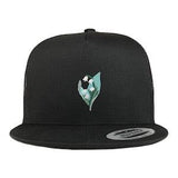 Stitchfy Bell Orchid Patch 5 Panel Flatbill Trucker Cap (SF-AP0030-FLX-6006)