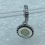 Pandora ?? Exclusive SunFlower?? Love For All Dangle Charm P54-9