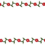 Whig Rose embroidered quilt label, to customize with your personal message