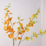 Real Touch Dancing Lady Orchid Long Stem, Fake Orchid Craft, Artificial Flowers, Home Floral Decor, Wedding Arrangement, Table Centerpiece