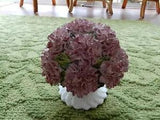 Vintage Pink Carnation Centerpiece Porcelain Flowers ~ Made in Italy