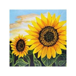 Sunflower Original Acrylic Painting