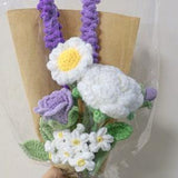 crochet flower bouquet,knitted flower bouquet,crochet rose,handmade gift,rose bouquet,customized bouquet,gift for her
