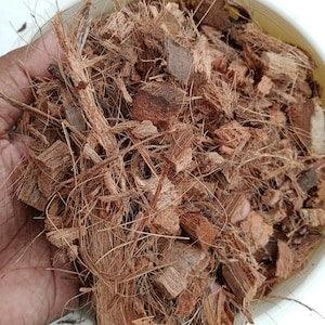 100% Natural Coconut Coir Husk Chips For Peat Orchid Anthurium Plants