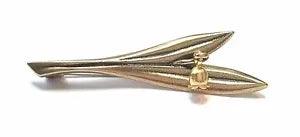KALEVALA KORU KK Finland - Beautiful Bronze Brooch "Lily of the Valley"