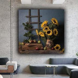 Sunflower Bouquet Canvas Print Sunflower Canvas Sunflower Decor Sunflower Home Decor Sunflower Photo Sunflower Poster Flower Print Home Gift