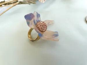 LELE SADOUGHI Crystal Lily Statement Ring