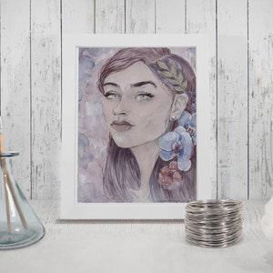 Orchids - print