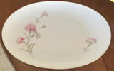Royal Court Carnation 12??? Platter, Gold rim Reduced 25%