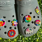 Crazy monster fangs charms | Smiley flower crocs charms | flower smile jibbitz | best seller