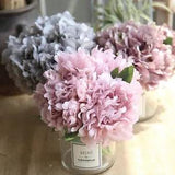 5pcs artificial silk peony big flowers head for wedding decoration fake...