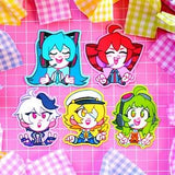 Vocaloid Vinyl Stickers ?? Miku, Gumi, Teto, Oliver, V Flower