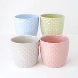 Ceramic Planters With Drainage Hole/Cactus Succulent Plant Pot/Small Fern Flower Pot Gift Garden Desk Decoration